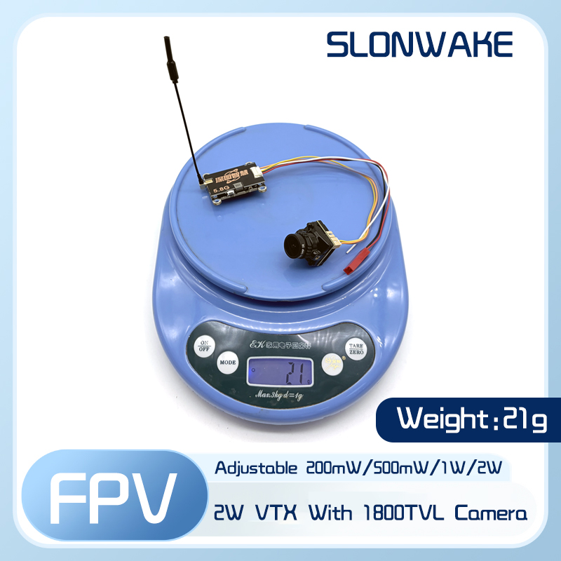 SLONWAKE 5.8G 56CH 2W transmit - đánh giá và giá Drone Transmitter