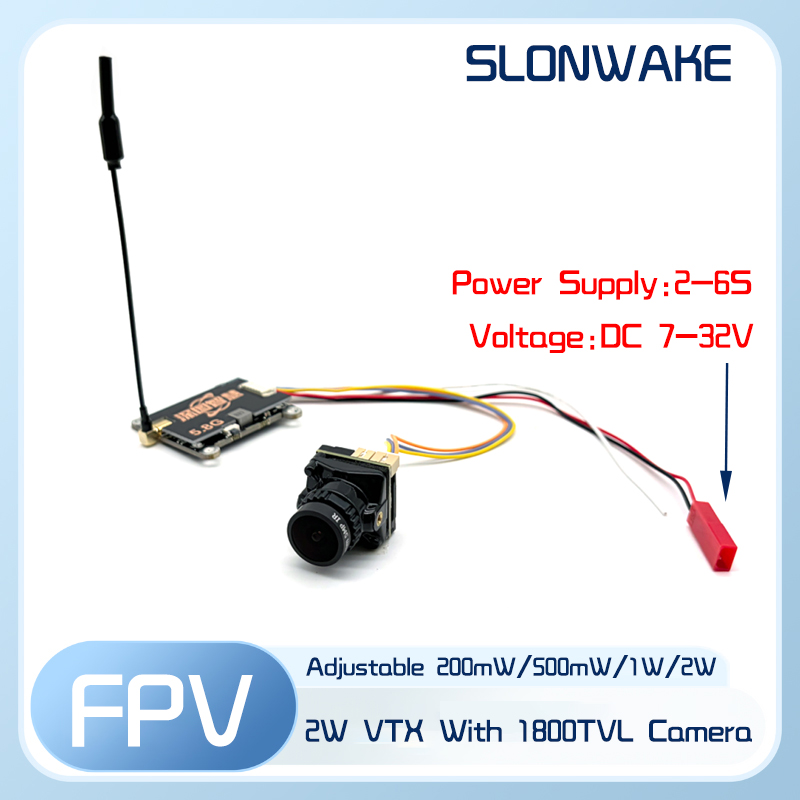 SLONWAKE 5.8G 56CH 2W transmit - đánh giá và giá Drone Transmitter